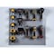 Triton Products (2) Square Hole Pegboards W/ Mounting Hardware, Epoxy Coated 18-Gauge Steel, Gray, 24" W x 24" H LB1-G - alternate 2